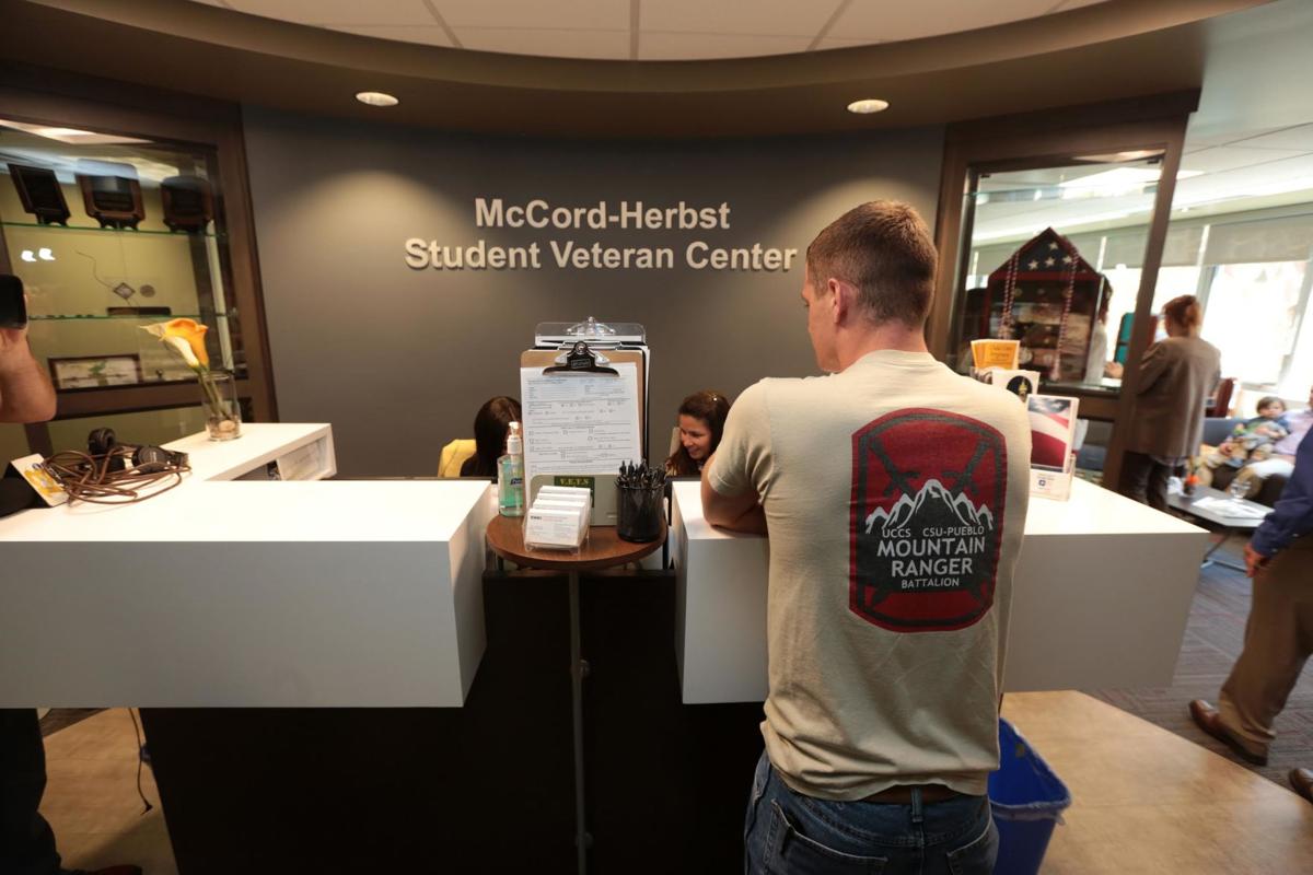 Veteran Student at McCord-Herbst Student Veteran’s Center